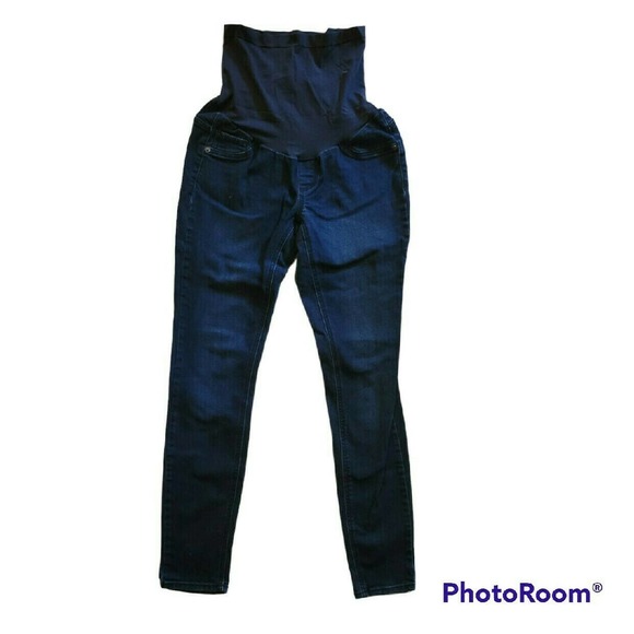 Indigo Blue Maternity Jeans - Picture 2 of 7
